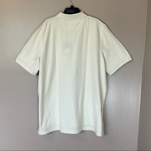 Croft and Borrow Cream Colored Men’s Polo Shirt, XXL Tall size - Picture 4 of 11